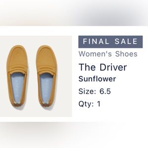 Rothy’s mustard loafers